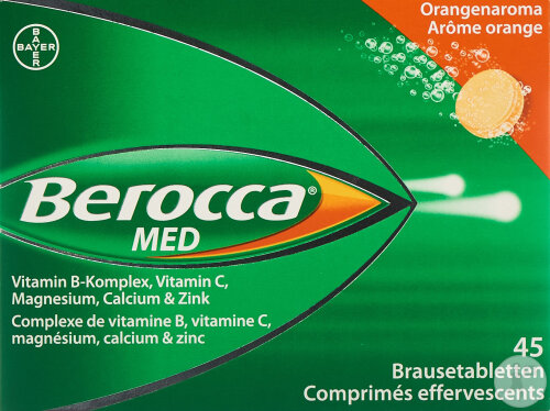 Bayer Berocca Med Orangenaroma 45 Brausetabletten