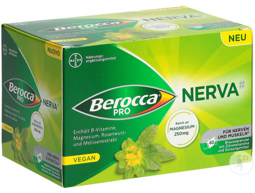 Berocca Pro Nerva Brausegranulat 40 Beutel