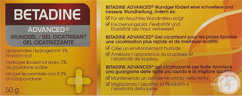 Betadine Advanced Wundgel Tube 50g