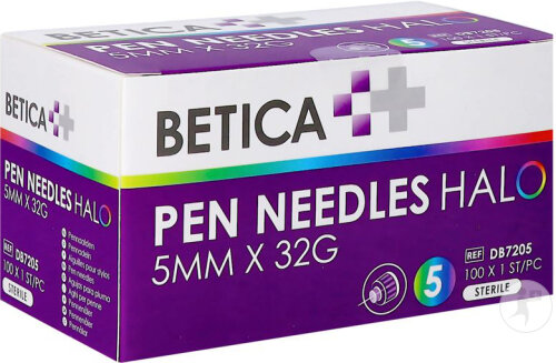 Betica Pen-Nadeln Inj Halo 5mmx32g 100 Stück