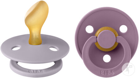 Bibs 2 Schnuller Anatomic Duo Fossil/Mauve 2 Stück