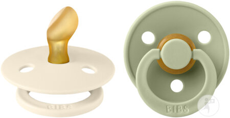Bibs 1 Schnuller Anatomic Duo Ivory/Sage 2 Stück