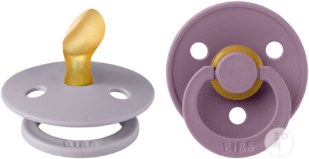 Bibs 1 Schnuller Anatomic Fossil/Mauve 2 Stück