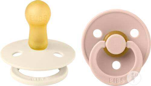 Bibs 2 Schnuller Duo Sky Ivory/Blush 2 Stück