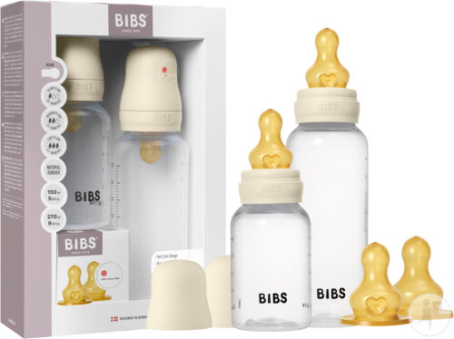 Bibs Babyflasche Grow & Flow Combipack Ivory 1 Kit