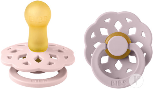 Bibs Boheme Schnuller Größe 2 Farbe Blume/Flieder 2 Stück