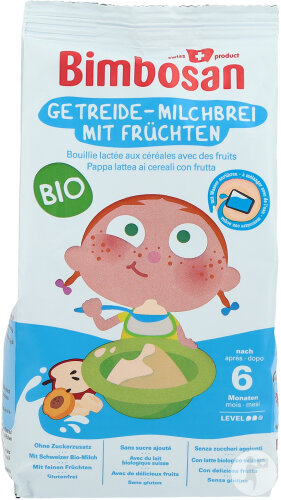 Bimbosan Bio Milchbrei Mit Früchten 300g