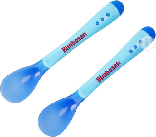 Bimbosan Löffel Blau 2 Stück