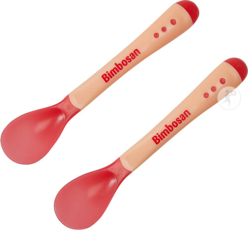 Bimbosan Löffel Rosa 2 Stück