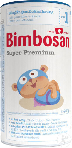 Bimbosan Super Premium DHA 1 Säuglingsmilch Dose 400g