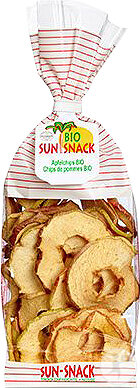 Bio Sun Snack Apfel Chips Beutel 65g