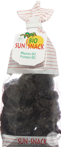 Bio Sun Snack Pflaumen Ohne Stein Beutel 225g