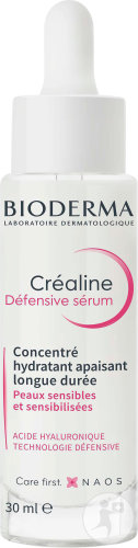 Bioderma Créaline Defensives Serum Beruhigendes Feuchtigkeitskonzentrat Empfindliche Haut 30ml