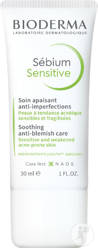 Bioderma Sébium Sensitive Intensiv Beruhigende Pflege Gegen Unreinheiten Tube 30ml