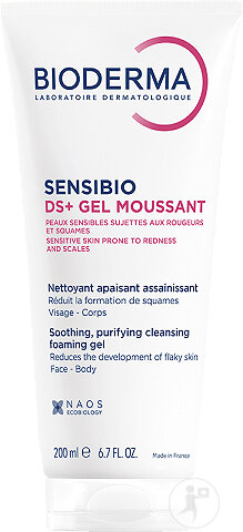 Bioderma Sensibio DS + Beruhigendes Reinigungsgel Tube 200ml
