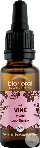 Biofloral Bachblüten 32 Wein Rebe Verständnis Und Akzeptanz Bio 20ml