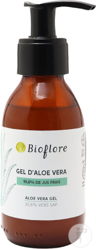 Bioflore Bio Aloe Vera Gel 95,6% Frischer Saft Konservierungsstoffe 100% Natürlichen Ursprungs 115ml