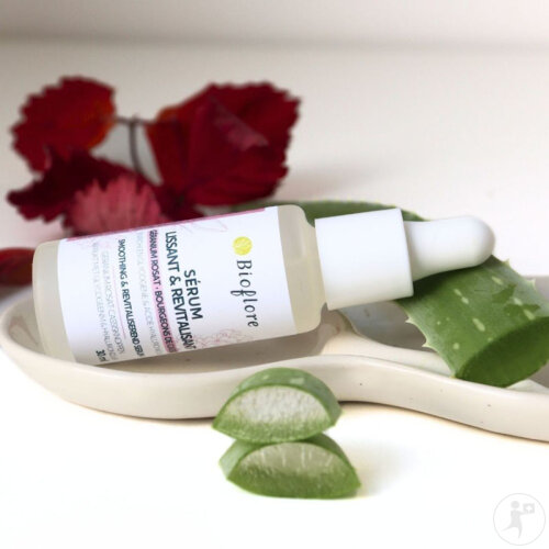 Bioflore Glättendes Revitalisierende Feuchtigkeitsspendendes Serum 0% Zusatzwasser Glykogen HA 30ml-3