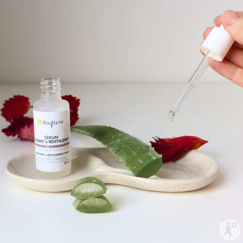 Bioflore Glättendes Revitalisierende Feuchtigkeitsspendendes Serum 0% Zusatzwasser Glykogen HA 30ml-4