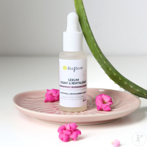 Bioflore Glättendes Revitalisierende Feuchtigkeitsspendendes Serum 0% Zusatzwasser Glykogen HA 30ml-5