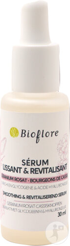 Bioflore Glättendes Revitalisierende Feuchtigkeitsspendendes Serum 0% Zusatzwasser Glykogen HA 30ml