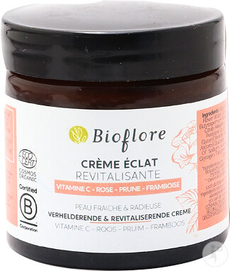 Bioflore Revitalisierende Vitamin C Creme Mit Rosenhydrolat Für Schwangere Geeignet 60g