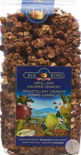 BioKing Crunchy Apfel-Zimt 375g