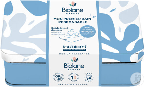 Biolane Expert Mildes Reinigungsstück 75g + Reisebox + Aufbewahrungsbox