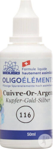 Bioligo Spurenelemente Kupfer-Gold-Silber (116) 20 Ampullen
