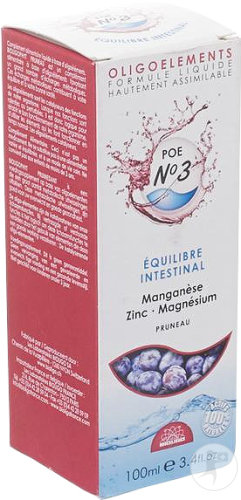 Bioligophyt Bioligo Poe N°3 Pflaume Nahrungsergänzungsmittel Mit Oligoelementen 100ml