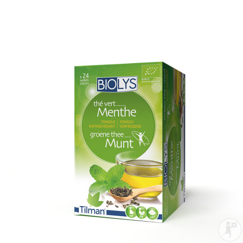 Biolys Infusion Grüner Tee-Minze 24 Beutel-2