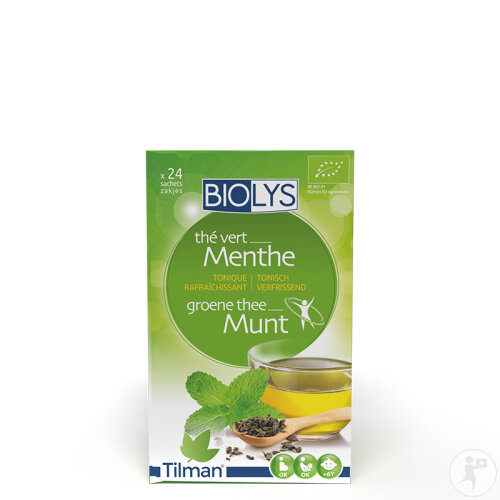 Biolys Infusion Grüner Tee-Minze 24 Beutel-3