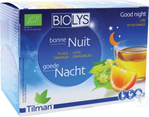Biolys Lindenblüte Orangenblüte Gute Nacht 24 Beutel