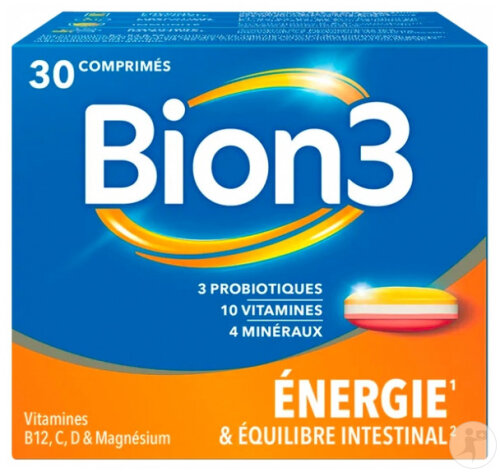Bion3 Energie & Darmgleichgewicht 30 Tabletten