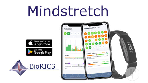 BioRICS x Mindstretch x Fitbit Inspire - Abonnement Für 6 Monate Inklusive - Pack 1 Set