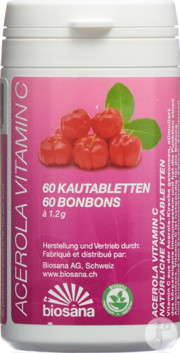 Biosana Acerola Vitamin C Tabletten 140 Stück
