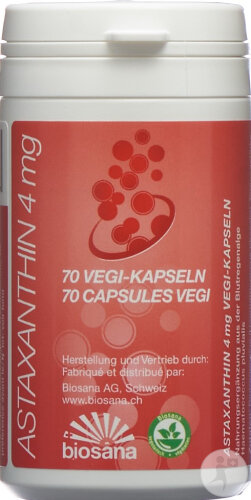 Biosana Astaxanthin 4mg 70 Kapseln