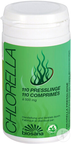 Biosana Chlorella 500mg 110 Tabletten 