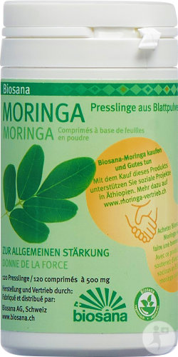 Biosana Moringa Spez Presslinge Aus Blattpulver 120 Tabletten