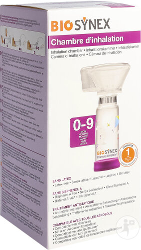 Biosynex Inhal'Air Inhalationskammer Inhalationshilfe Säuglinge 0-9 Monate 1 Stück