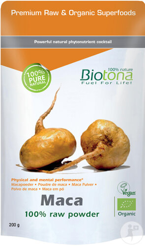 Biotona Bio Maca Roh Pulver Beutel 200g