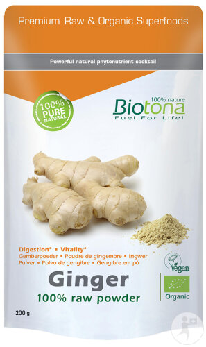 Biotona Ginger Bio Pulver 200g