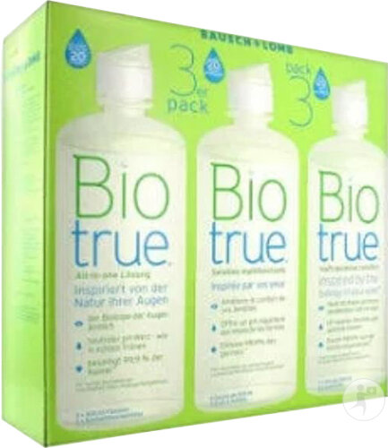 Biotrue Sol Multifonctions 3x300ml + 3 Lenscase