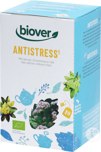Biover Antistress Baldrian Melisse Lindenblüte 20x1,8g Stück
