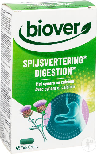 Biover Verdauung Mit Cynara Und Kalzium 45 Tabletten