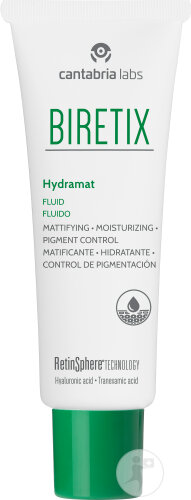 Biretix Hydramat Fluid Feuchtigkeitsspendende Und Mattierende Pflege Flakon 50ml