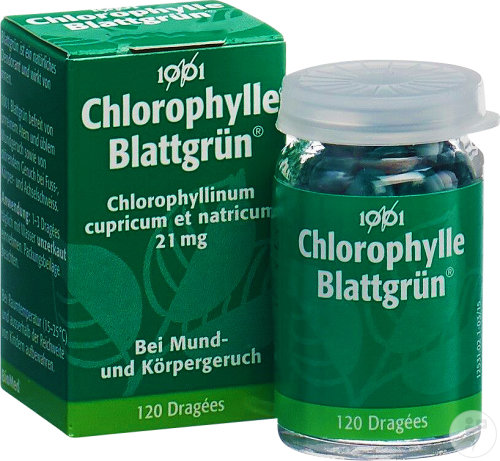 Blattgrün 1001 Chlorophylle Bei Mund Und Körpergeruch 120 Dragées