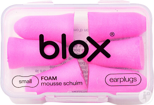 Blox Sleep Schaum Gehörschutzstöpse Small Rosa 3 Paar