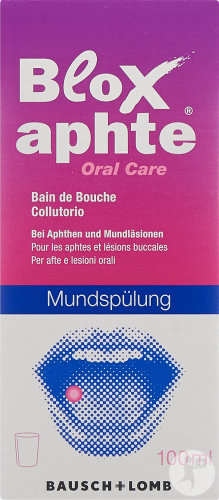 Bloxaphte Oral Care Mundspülung Flasche 100ml