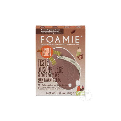 Foamie Feste Waschpflege Chai Mocha Mousse 80g-2